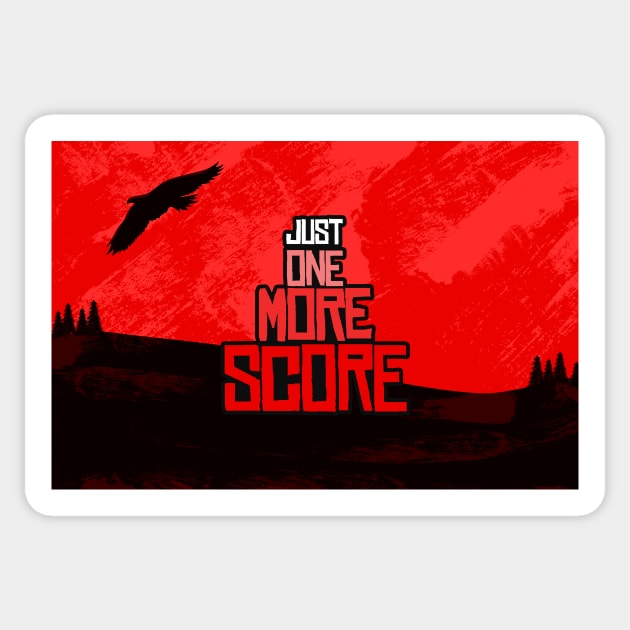 Just One More Score Scene Sticker by Fishwhiskerz